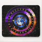 Egels maken de wereld rond! muismat (Voorkant)