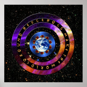 Egels maken de wereld rond! poster