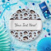 Egels met tekst papieren bordje (Feest)