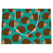 Egels naadloos patroon (ver.1) large cadeautasje (Voorkant)