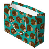 Egels naadloos patroon (ver.1) large cadeautasje (Achterkant Gekanteld)