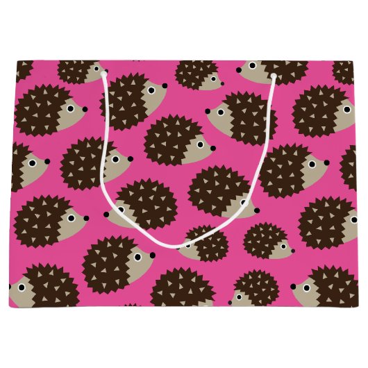 Egels naadloos patroon (ver.5) groot cadeauzakje (Voorkant)