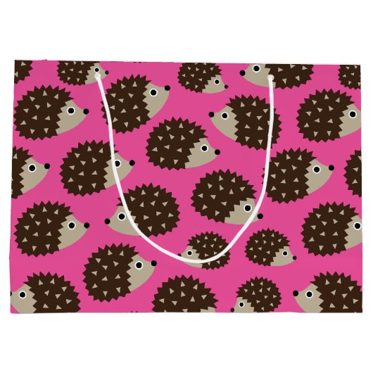 Egels naadloos patroon (ver.5) groot cadeauzakje (Achterkant)