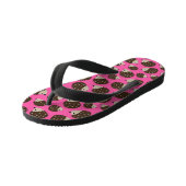Egels naadloos patroon (ver.5) kinder teenslippers (Schuin)
