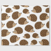 Egels naadloos patroon (ver.6) cadeaupapier (Vlak)