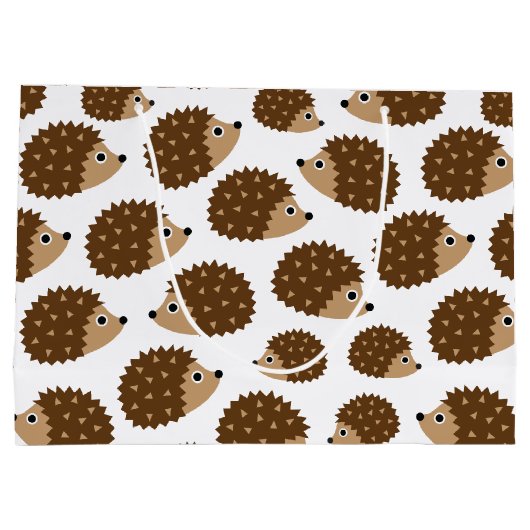 Egels naadloos patroon (ver.6) large cadeautasje (Achterkant)