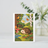 Egels Papierknipsel Collage Briefkaart (Staand voorkant)