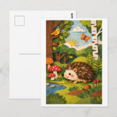 Egels Papierknipsel Collage Briefkaart (Voorkant / Achterkant)