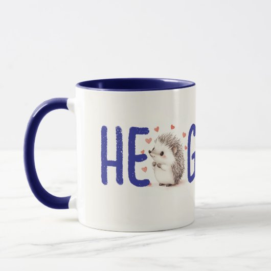 Egels! Schattigee Hedgehog Coffee Mok (Links)