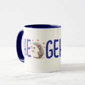 Egels! Schattigee Hedgehog Coffee Mok (Voorkant links)
