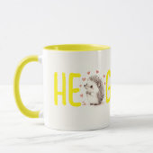 Egels! Schattigee Hedgehog Coffee Mok, Tea Mok (Links)