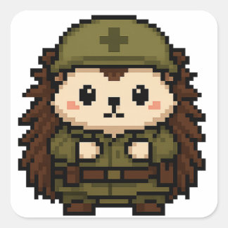 egels soldaat sticker blad