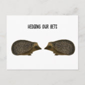 Egels trouwen - Funny Hégel bruiloft Briefkaart (Voorkant)