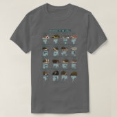 Egels van de wereld t-shirt (Design voorkant)