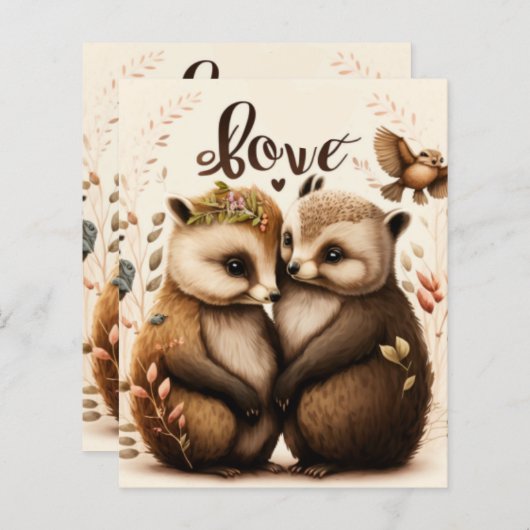 egels verliefd (Voorkant / Achterkant)