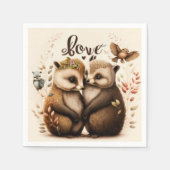 egels verliefd servet (Voorkant)