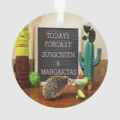 Egelsunscreen en Margaritas Ornament (achterkant)