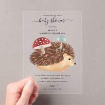 Egeltje Paddenstoel Bos Grappige Baby Shower
