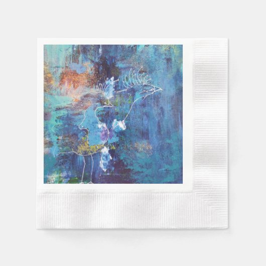 Egendesign servette  servet (Voorkant)