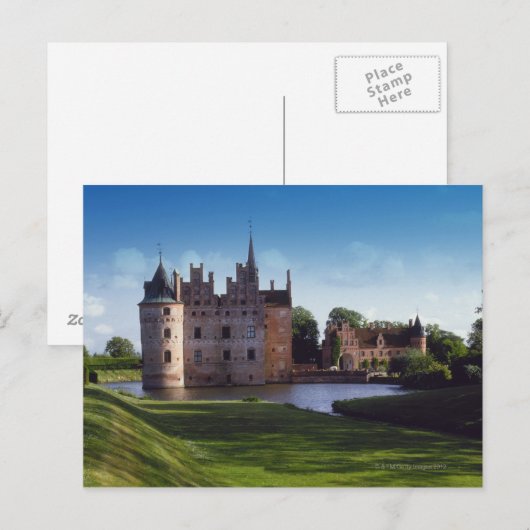 Egeskov Castle, Denemarken Briefkaart (Voorkant / Achterkant)