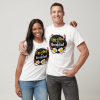 Egg-aangehaald voor Ontbijt Funny Foodie Pun Desig