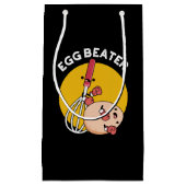 Egg Beater Funny Boxing Pun Dark BG Klein Cadeauzakje (Voorkant)