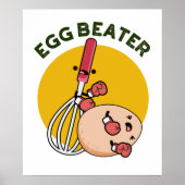 Egg Beater Funny Boxing Pun Poster (Voorkant)