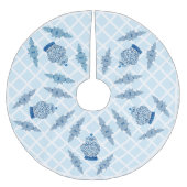 Egg Blue Chinoiserie Ginger Jar Jars Kerstboom Rok (Voorkant)