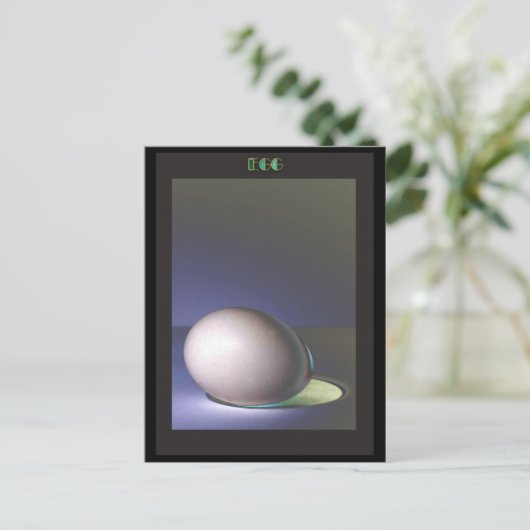 EGG BRIEFKAART (Staand voorkant)