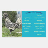 Egg Carton Label (Voorkant)