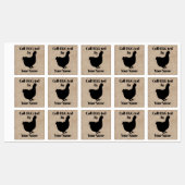 Egg Carton Stickers Coll-EGG-ted door JOUW NAAM (Vel)