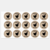 Egg Carton Stickers Coll-EGG-ted door JOUW NAAM (Vel)