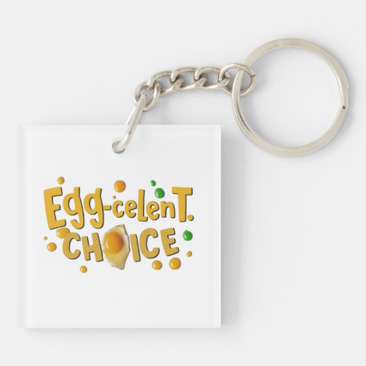 Egg-celent Choice Sleutelhanger (Achterkant)