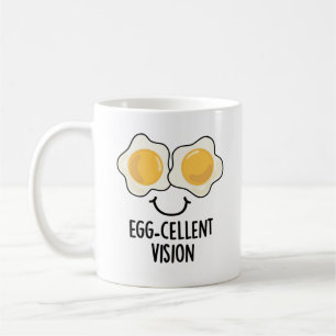 Egg cellent Vision Funny Egg Pun Koffiemok