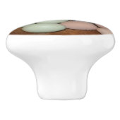 Egg Ceramic Knob. Keramische Knop (Zijkant)