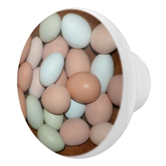 Egg Ceramic Knob. Keramische Knop (Rechts)