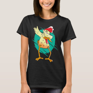Egg Chicken Dabbing Dab T-shirt