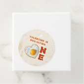 Egg-Citing Baby BBQ Eerste Verjaardag Bedankjes Labels (In situ)