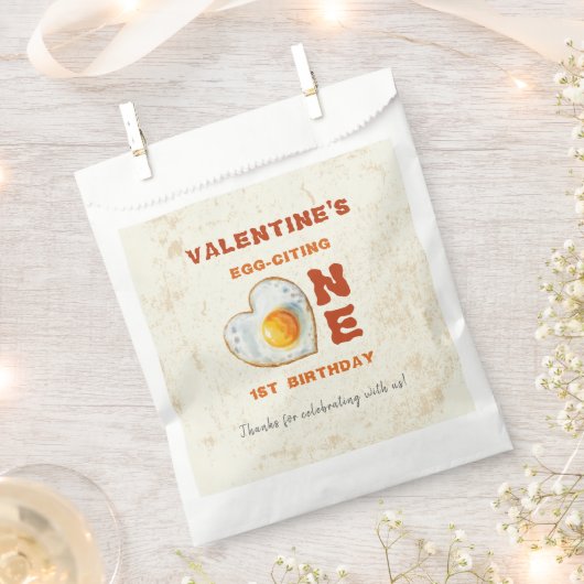 Egg-Citing Baby BBQ Eerste Verjaardag Bedankzakje (Geknipt)