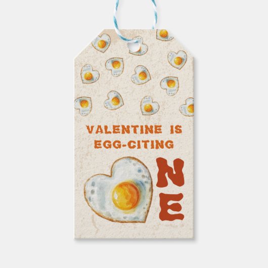 Egg-Citing Baby BBQ Eerste Verjaardag Cadeaulabel (Voorkant)