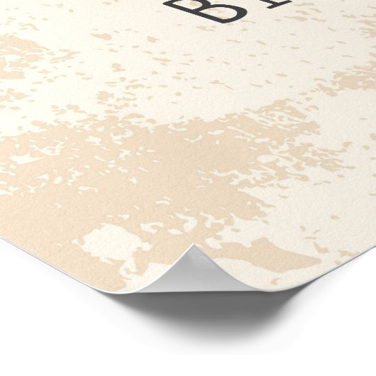 Egg-Citing Baby BBQ Eerste Verjaardag Poster (Hoek)