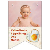 Egg-Citing Baby BBQ First Birthday Vlaggetjes (Derde vlag)