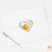 EGG-CITING BBQ BABY BIRTHDAY HART STICKER (Envelop)