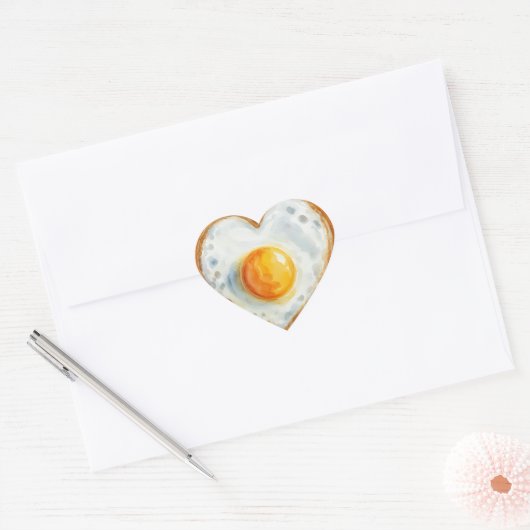 EGG-CITING BBQ BABY BIRTHDAY HART STICKER (Envelop)