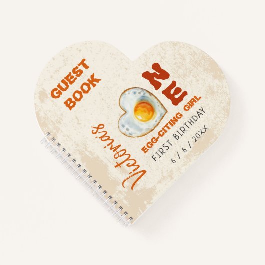 EGG-CITING BBQ BABY BIRTHDAY NOTITIEBOEK (Voorkant)