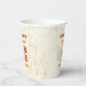 EGG-CITING BBQ BABY BIRTHDAY PAPIEREN BEKERS (Rechts)