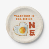 EGG-CITING BBQ BABY BIRTHDAY PAPIEREN BORDJE (Voorkant)