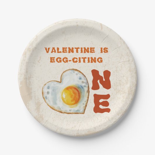 EGG-CITING BBQ BABY BIRTHDAY PAPIEREN BORDJE (Voorkant)