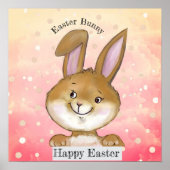 Egg-citing Egg Hunt Kinder Roze Poster (Voorkant)