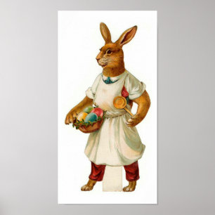Egg Cook  Easter Bunny Poster